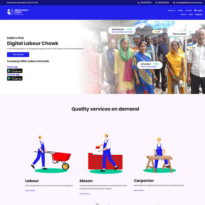 social media website